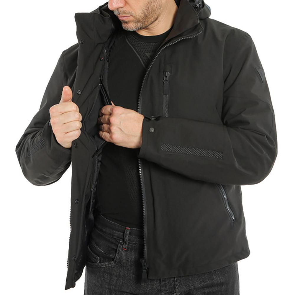 DAINESE MAYFAIR D-DRY® JACKET - EBONY/BLACK MCLEOD ACCESSORIES (P) sold by Cully's Yamaha