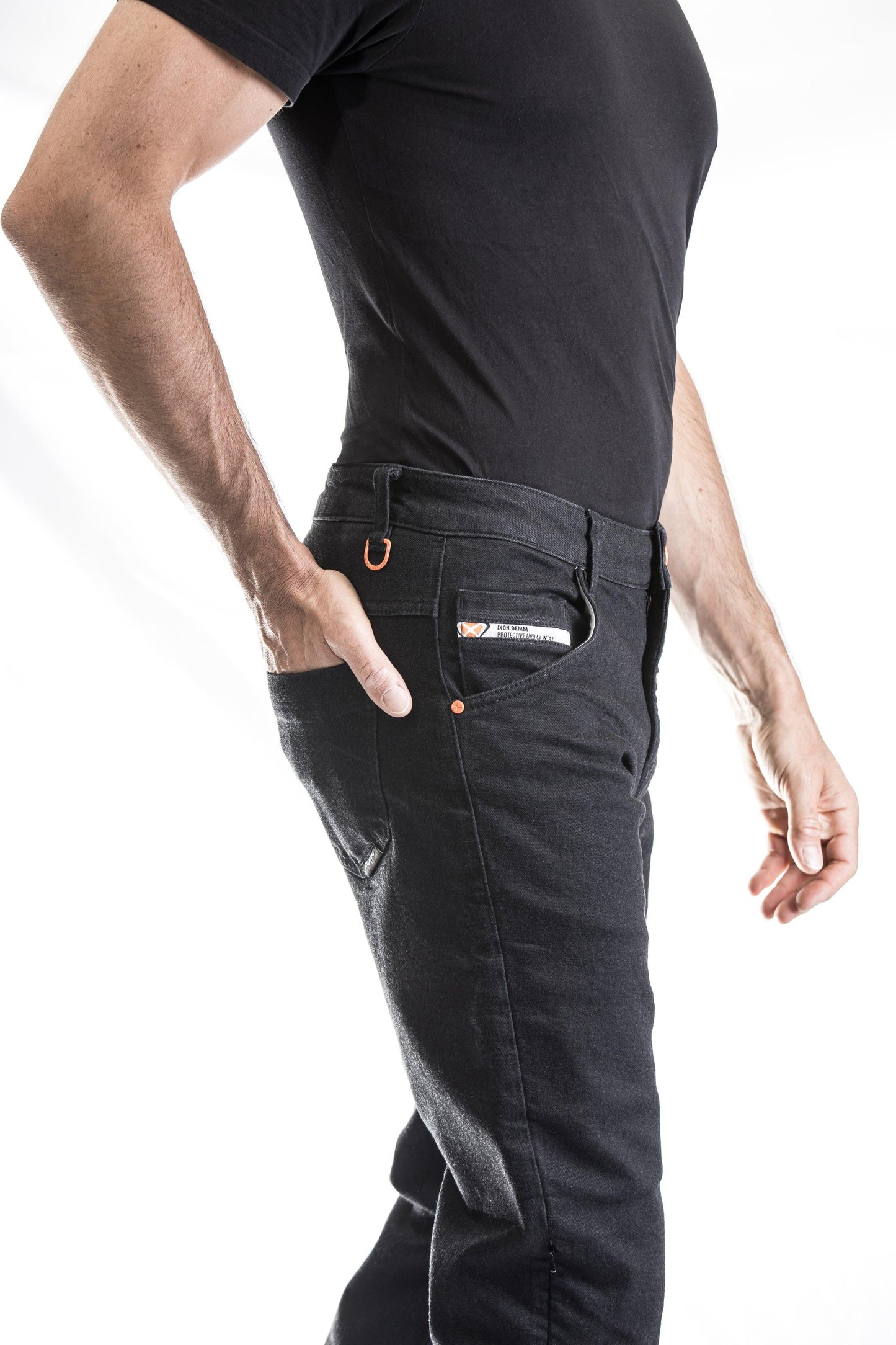 IXON MIKE JEAN PANTS - BLACK CASSONS PTY LTD sold by Cully's Yamaha