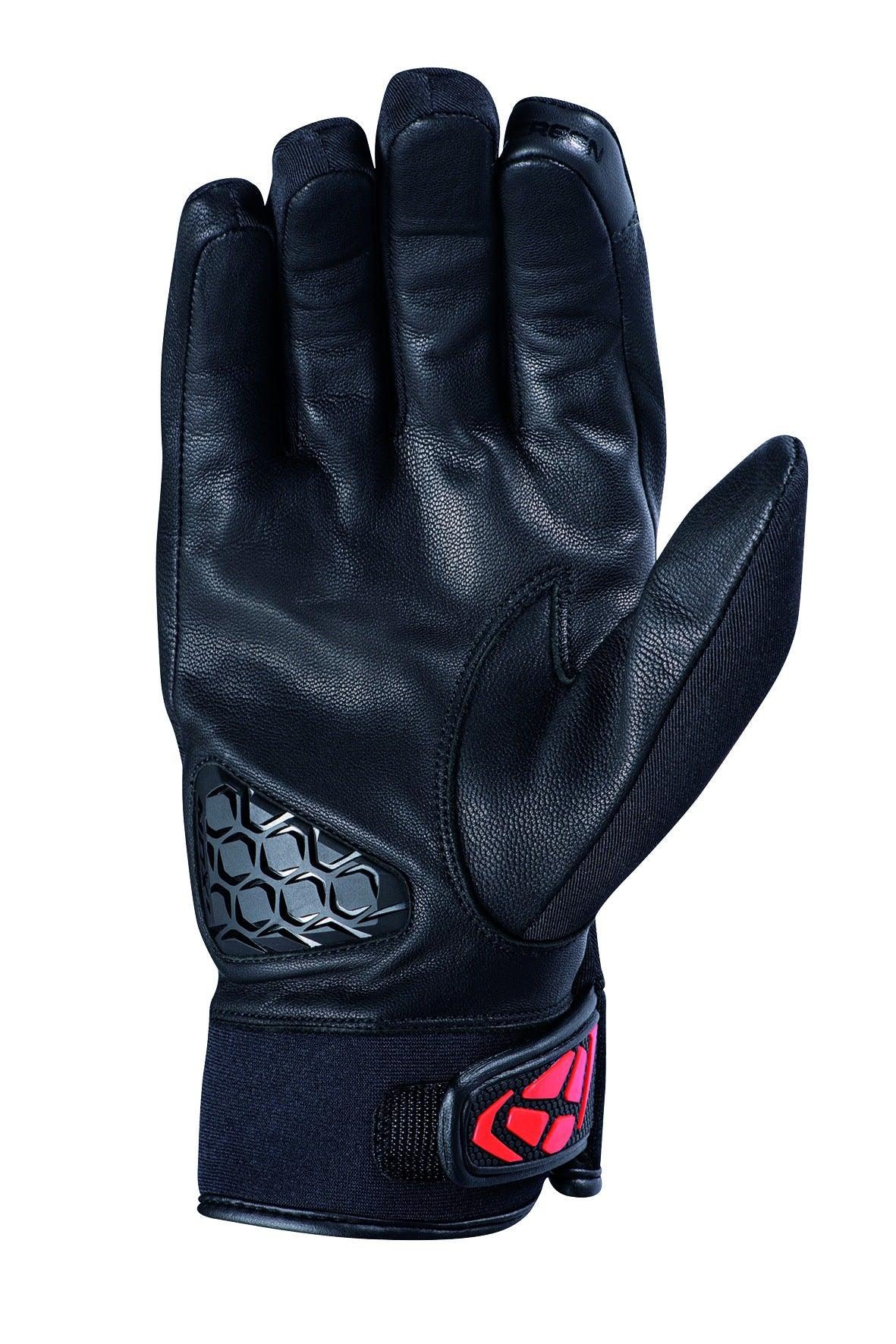 IXON MS PICCO GLOVES - BLACK/RED CASSONS PTY LTD sold by Cully's Yamaha