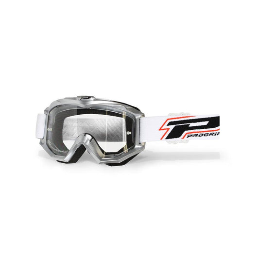 PROGRIP 3201 GOGGLES - SILVER JOHN TITMAN RACING SERVICES sold by Cully's Yamaha