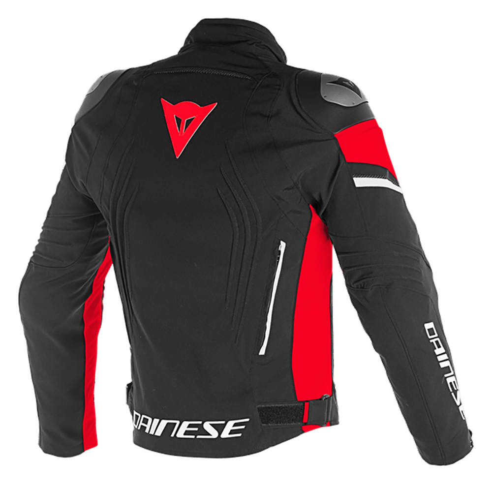 DAINESE RACING 3 D-DRY® JACKET - BLACK/RED MCLEOD ACCESSORIES (P) sold by Cully's Yamaha
