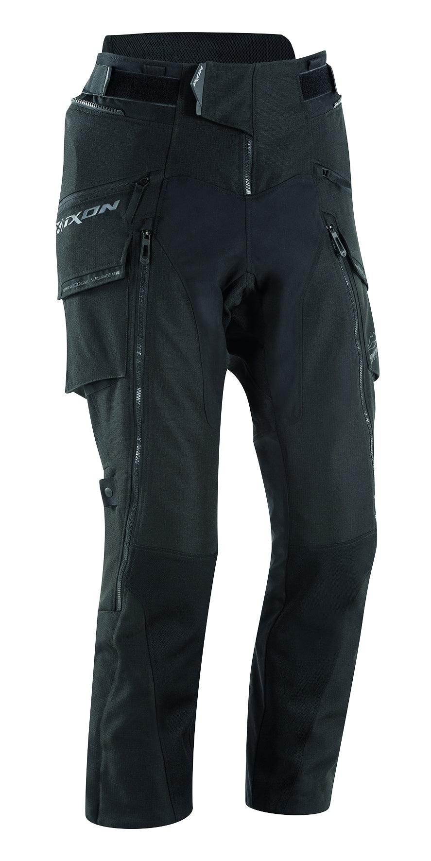 IXON RAGNAR SHORT LEG PANTS - BLACK CASSONS PTY LTD sold by Cully's Yamaha