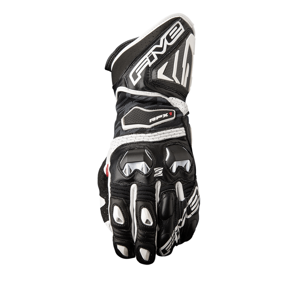 FIVE RFX-1 GLOVES - BLACK/WHITE MOTO NATIONAL ACCESSORIES PTY sold by Cully's Yamaha