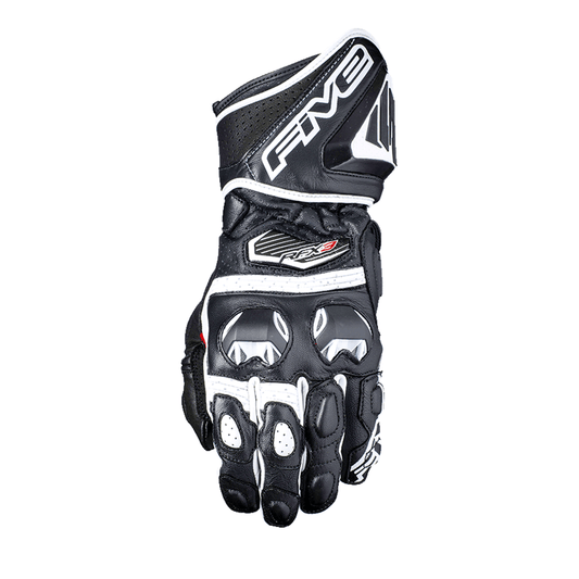 FIVE RFX-3 GLOVES - BLACK/WHITE MOTO NATIONAL ACCESSORIES PTY sold by Cully's Yamaha