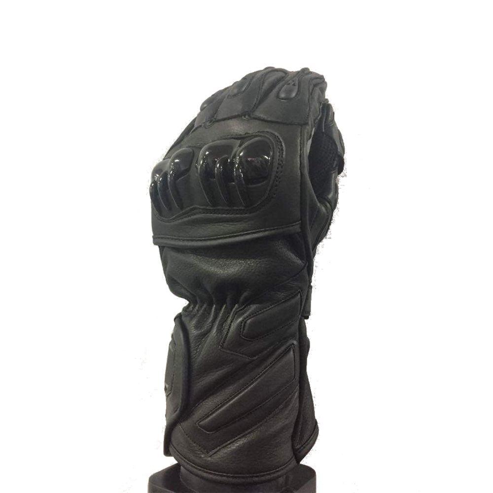 TENTENTHS ROAD LEATHER GLOVES - BLACK PAKISTAN LEATHER sold by Cully's Yamaha