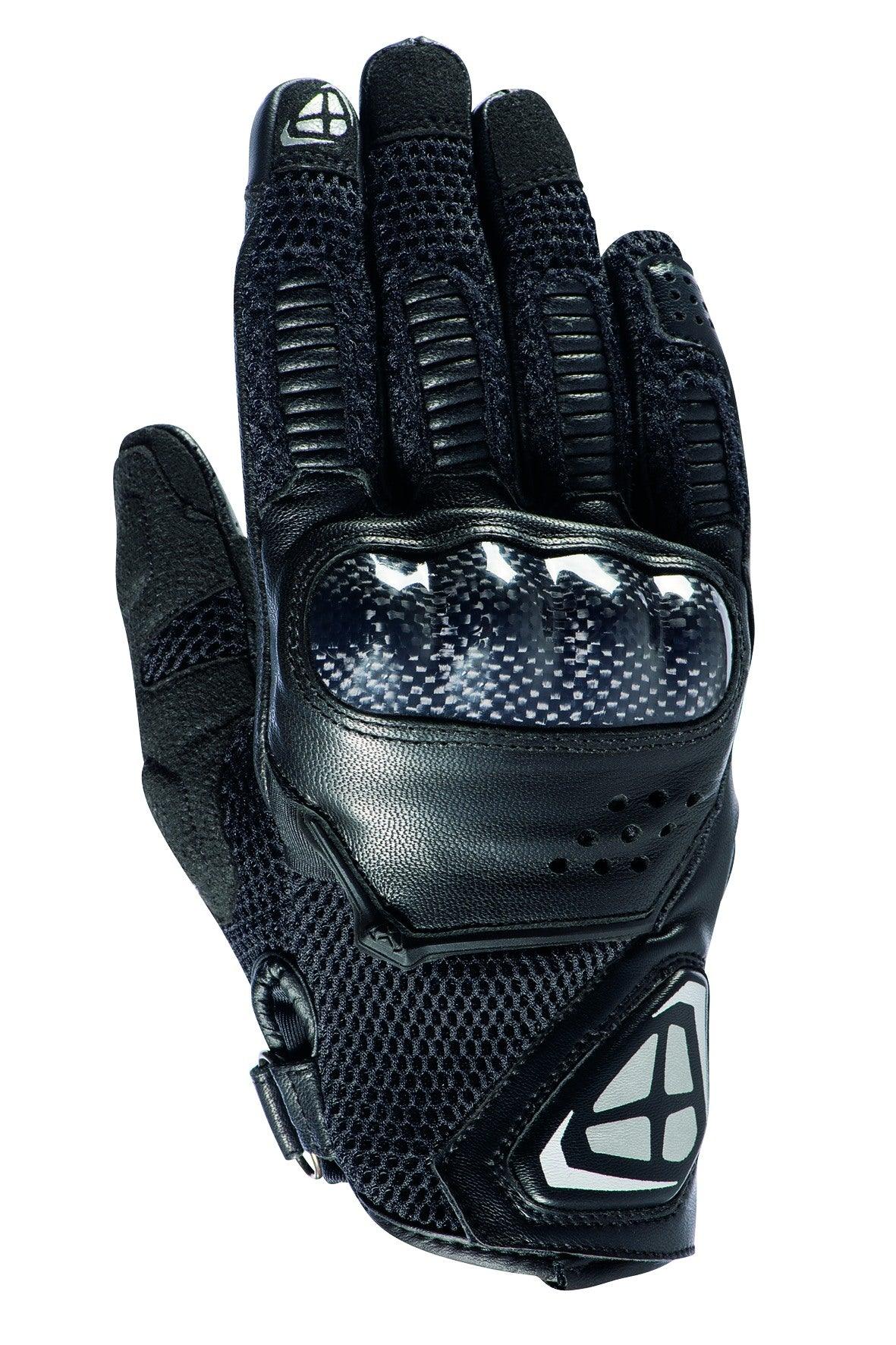 IXON RS4 AIR LADY GLOVES - BLACK/SILVER CASSONS PTY LTD sold by Cully's Yamaha