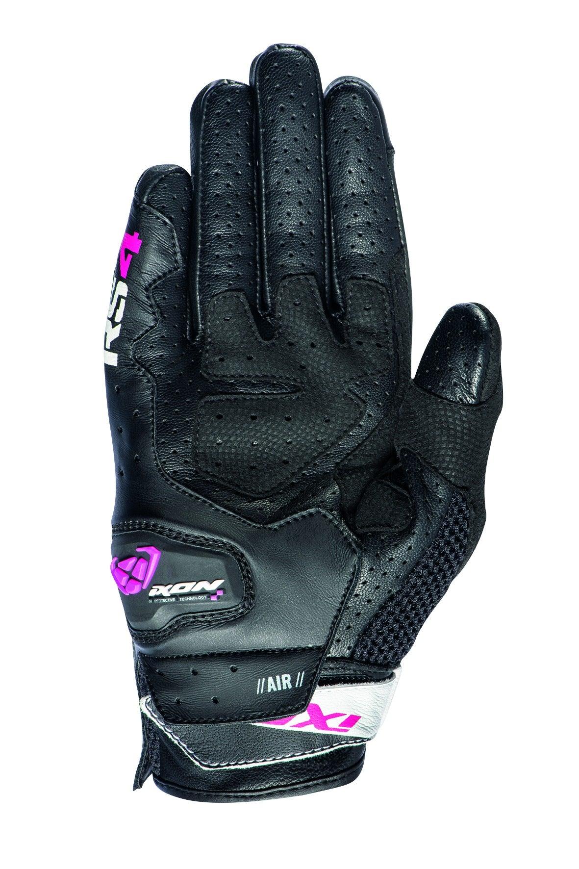 IXON RS4 AIR LADY GLOVES - BLACK/FUCHSIA CASSONS PTY LTD sold by Cully's Yamaha