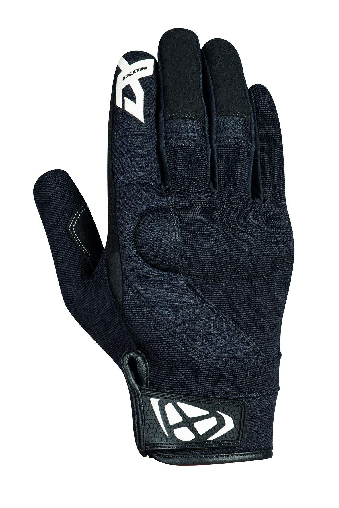 IXON RS DELTA GLOVES - BLACK/WHITE CASSONS PTY LTD sold by Cully's Yamaha