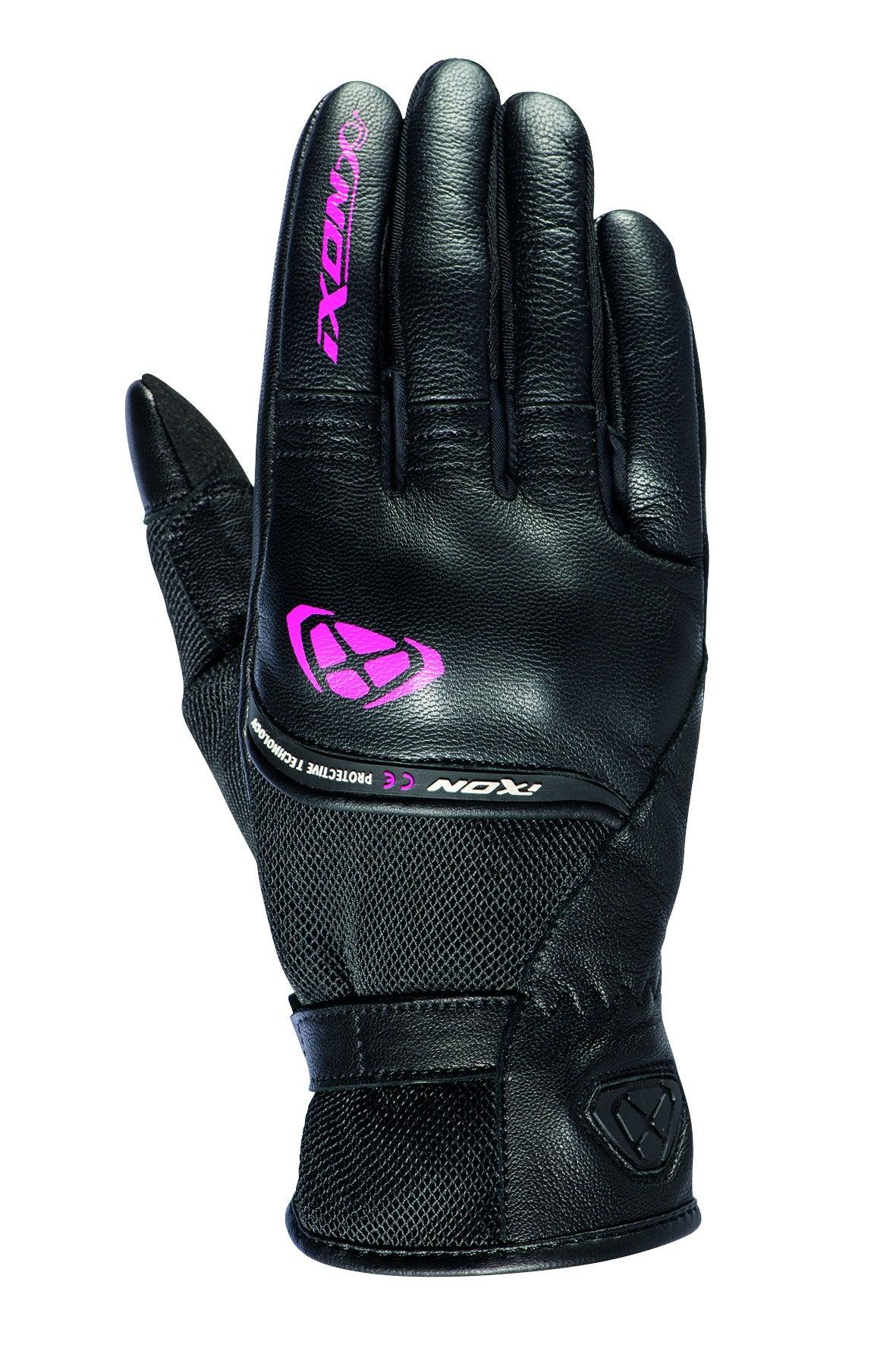IXON RS SHINE 2 LADY GLOVES - BLACK/FUCHSIA CASSONS PTY LTD sold by Cully's Yamaha