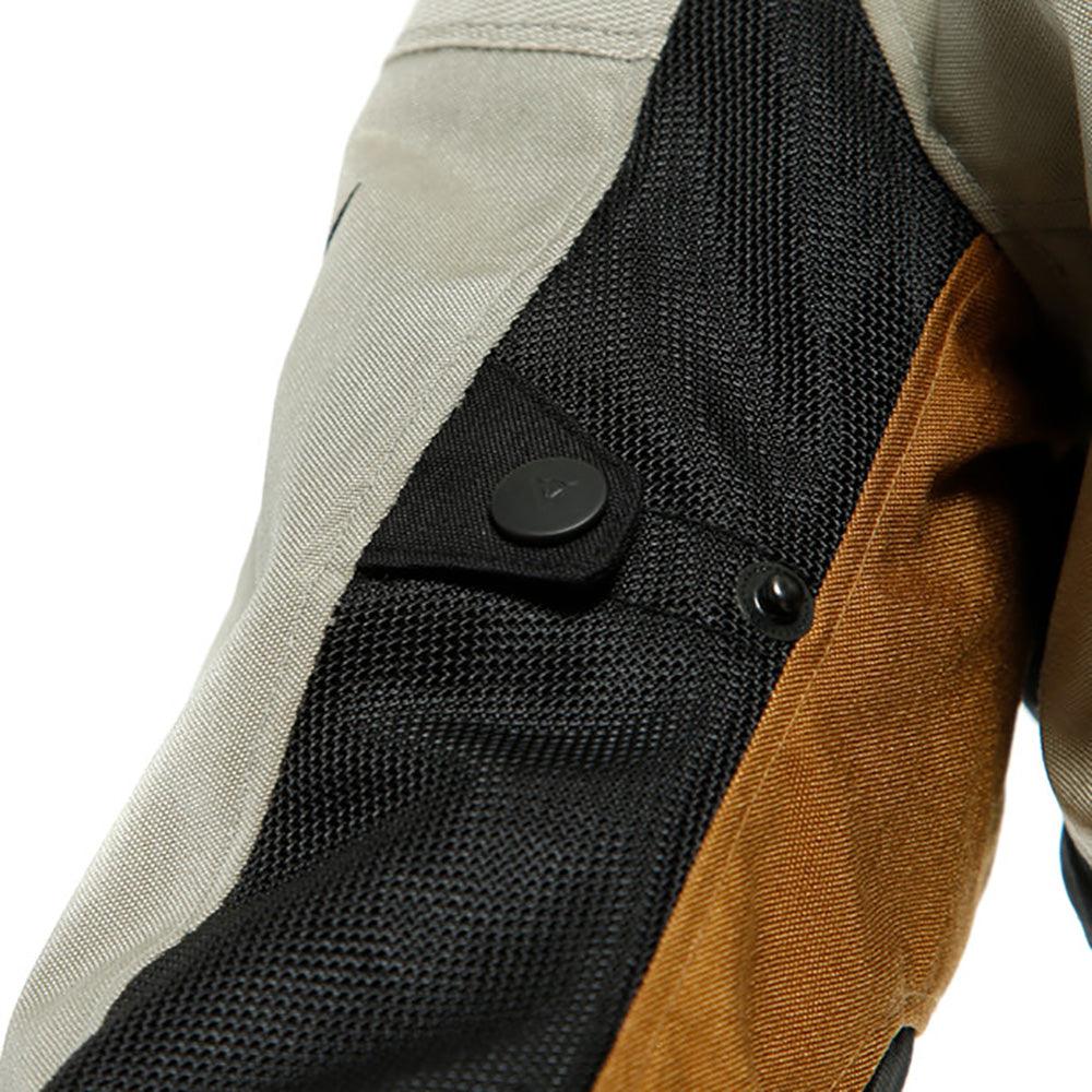 DAINESE SAURIS 2 D-DRY® JACKET - BLACK/GOAT/BONE BROWN MCLEOD ACCESSORIES (P) sold by Cully's Yamaha