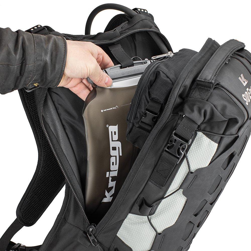 KRIEGA SIDEBURN LIMITED EDITION TRAIL18 ADVENTURE BACKPACK - BLACK KRIEGA AUSTRALIA sold by Cully's Yamaha