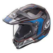 ARAI XD4 HELMET - VISION GREY/BLACK/BLUE CASSONS PTY LTD sold by Cully's Yamaha