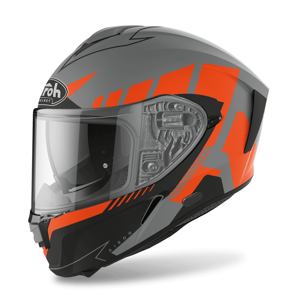 AIROH SPARK HELMET - 'RISE' ORANGE MATT MOTO NATIONAL ACCESSORIES PTY sold by Cully's Yamaha