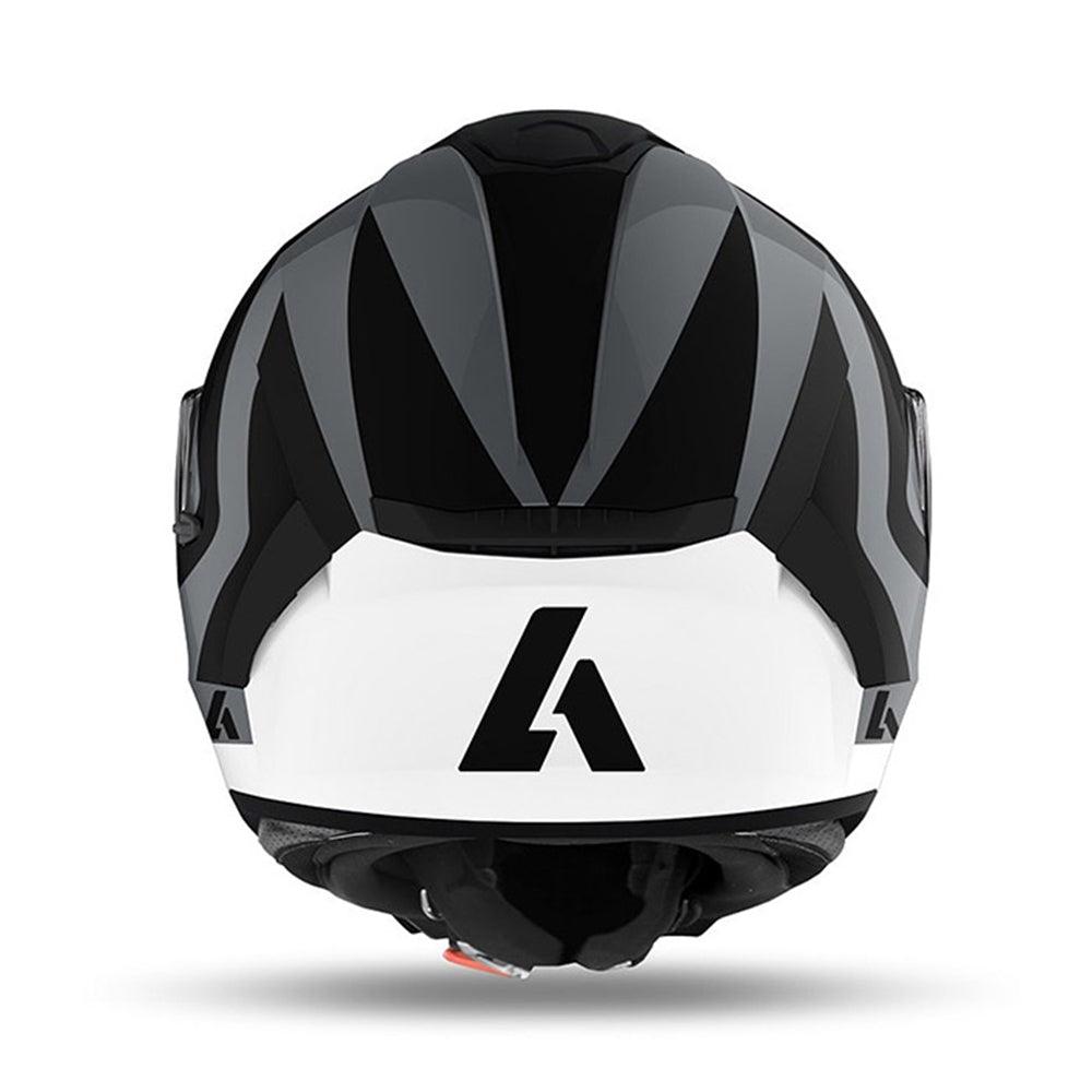 AIROH SPARK SCALE - MATT BLACK/GREY MOTO NATIONAL ACCESSORIES PTY sold by Cully's Yamaha