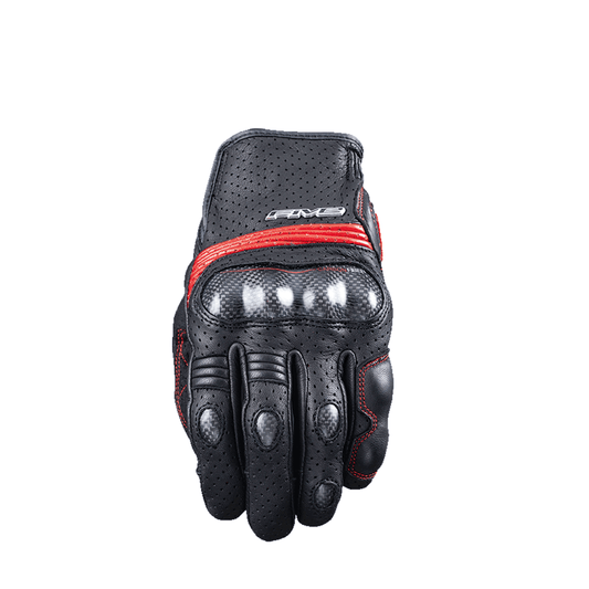 FIVE SPORT CITY CARBON GLOVES - RED/BLACK MOTO NATIONAL ACCESSORIES PTY sold by Cully's Yamaha