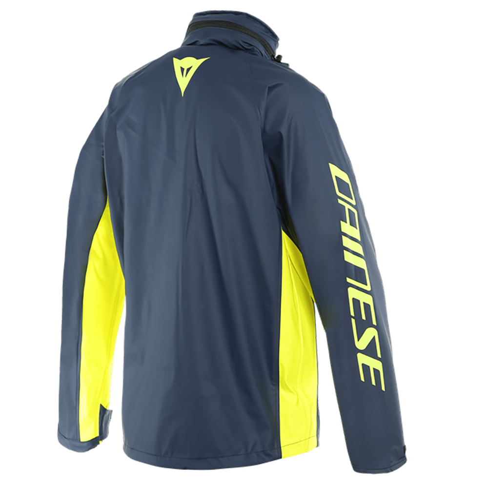 DAINESE STORM 2 UNISEX JACKET - BLACK IRIS/FLUO YELLOW MCLEOD ACCESSORIES (P) sold by Cully's Yamaha