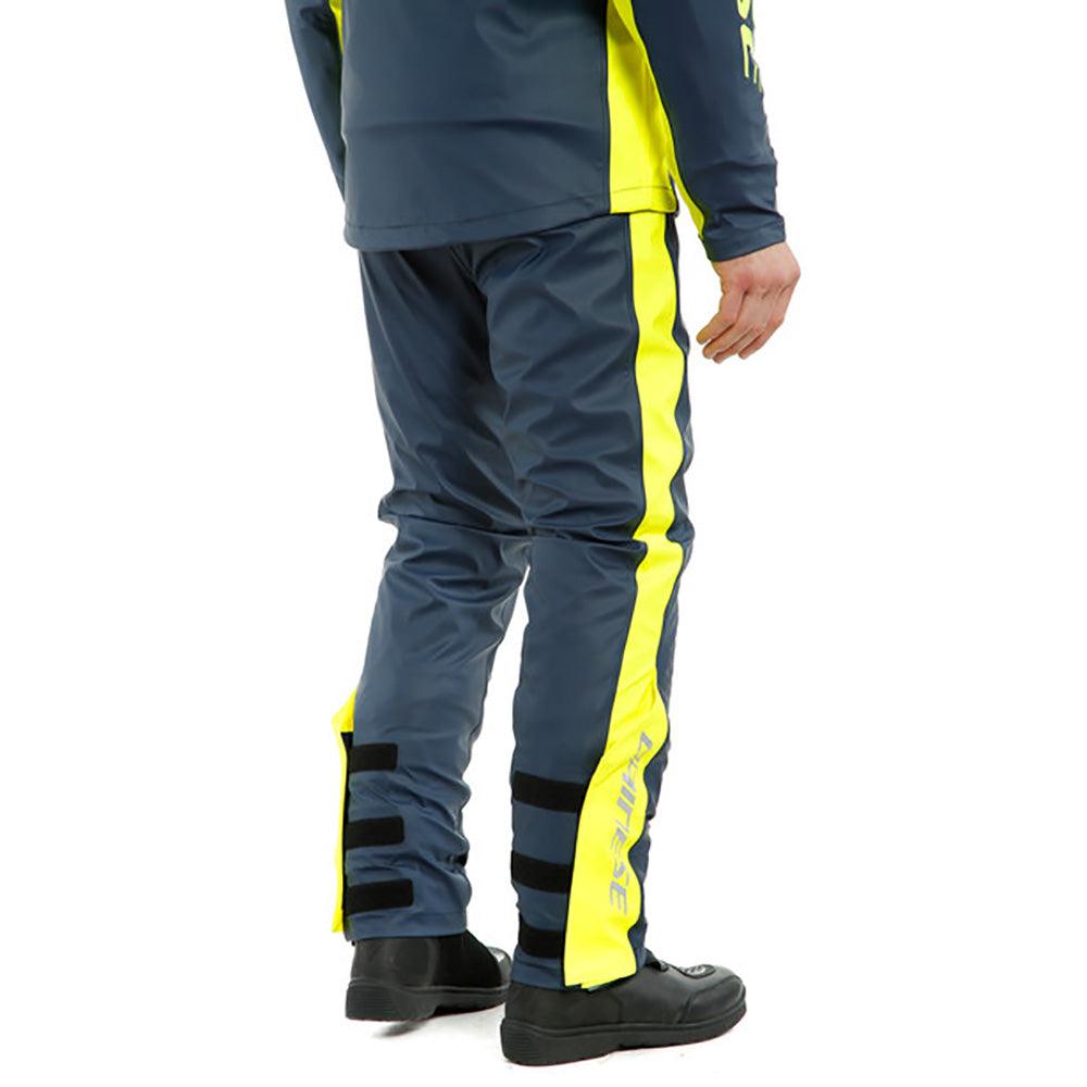 DAINESE STORM 2 UNISEX PANTS - BLACK IRIS/FLUO YELLOW MCLEOD ACCESSORIES (P) sold by Cully's Yamaha