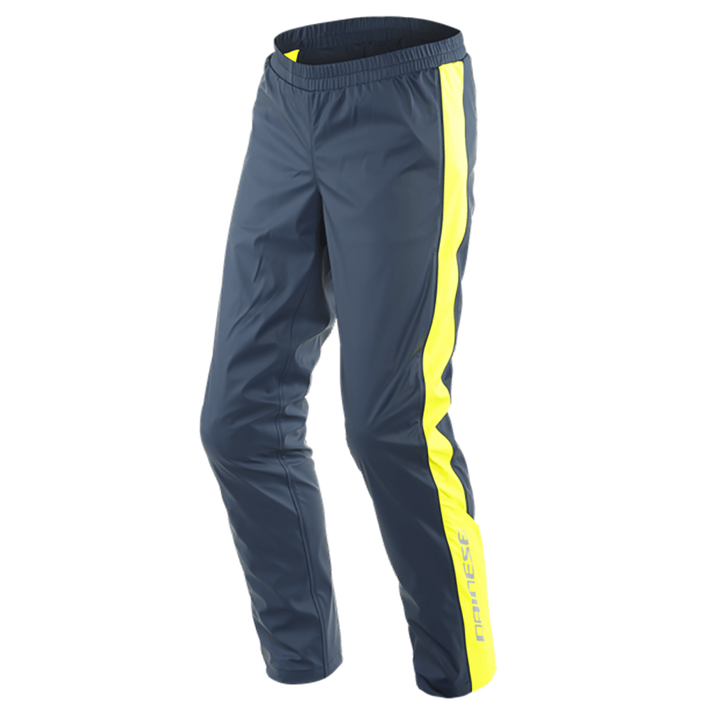 DAINESE STORM 2 UNISEX PANTS - BLACK IRIS/FLUO YELLOW MCLEOD ACCESSORIES (P) sold by Cully's Yamaha