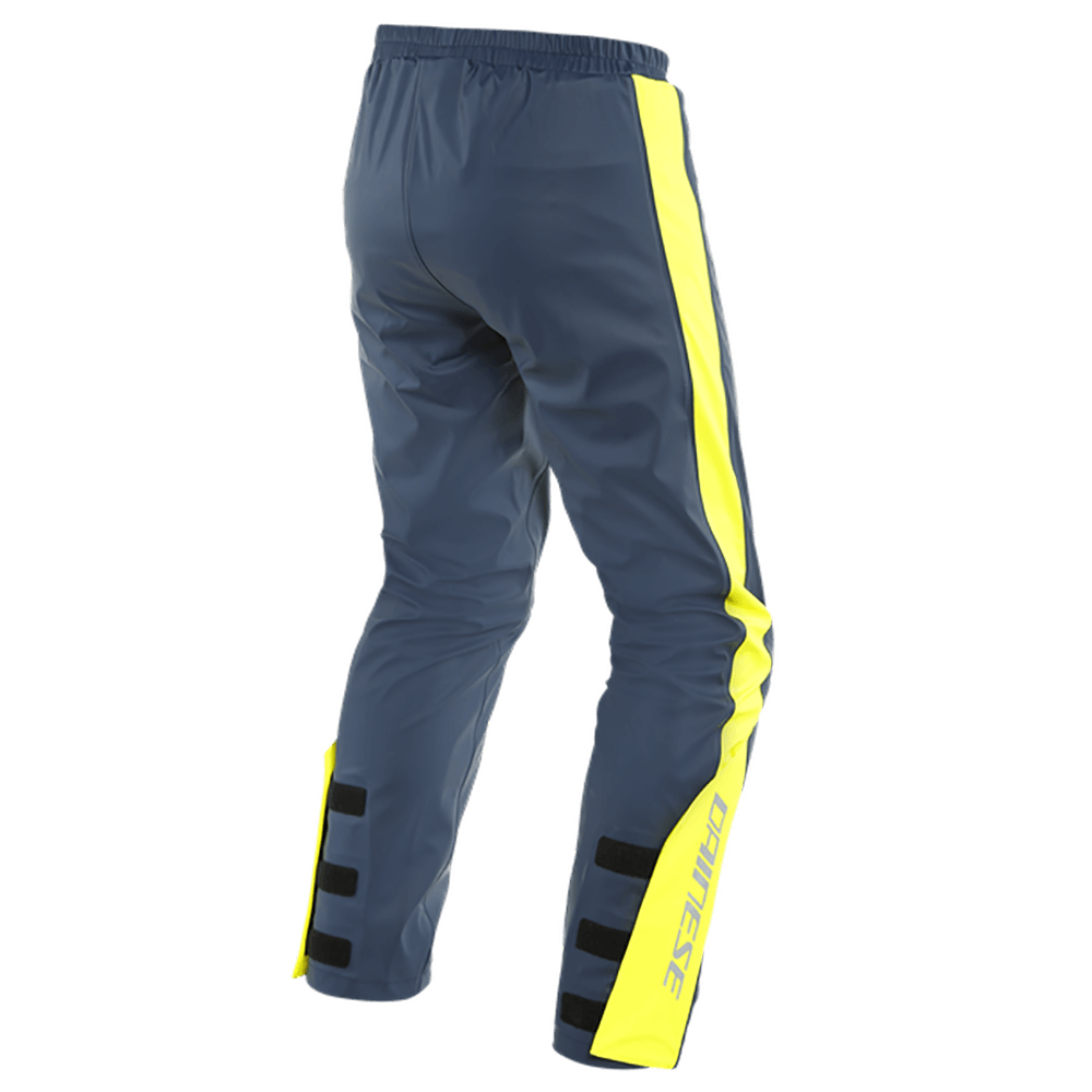 DAINESE STORM 2 UNISEX PANTS - BLACK IRIS/FLUO YELLOW MCLEOD ACCESSORIES (P) sold by Cully's Yamaha