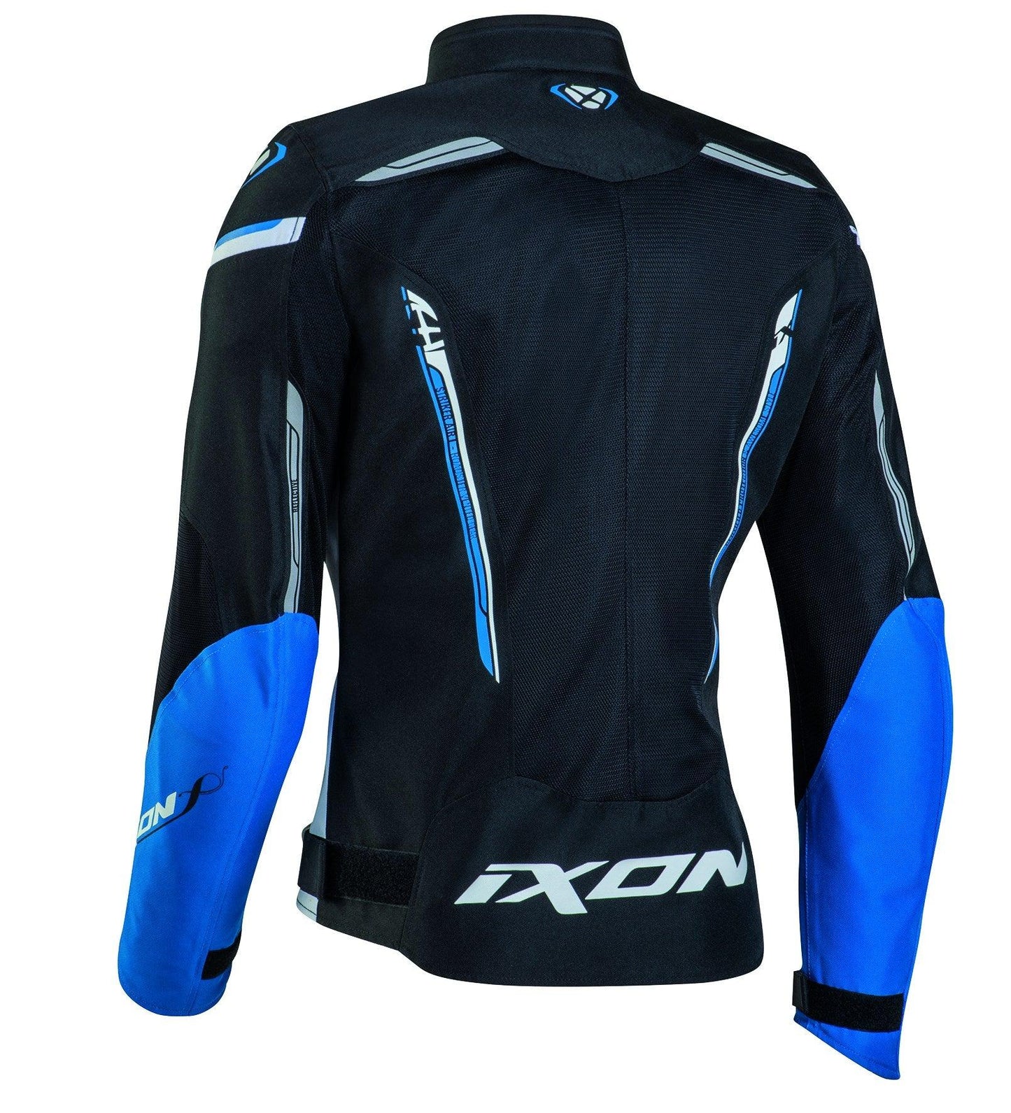 IXON STRIKER AIR WP LADY JACKET - BLACK/WHITE/BLUE CASSONS PTY LTD sold by Cully's Yamaha