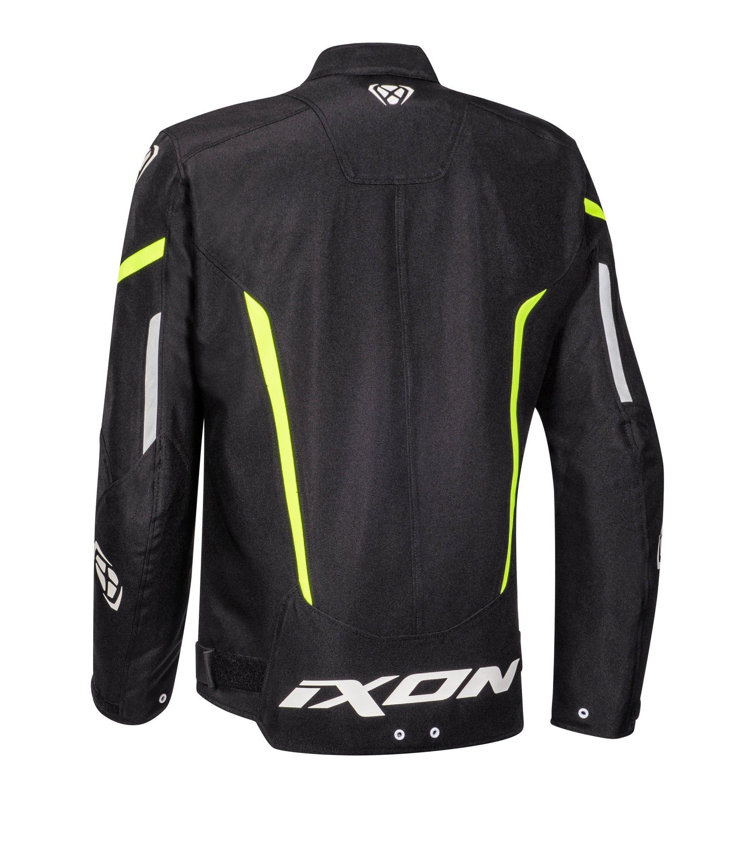 IXON STRIKER JACKET - BLACK/WHITE/YELLOW CASSONS PTY LTD sold by Cully's Yamaha