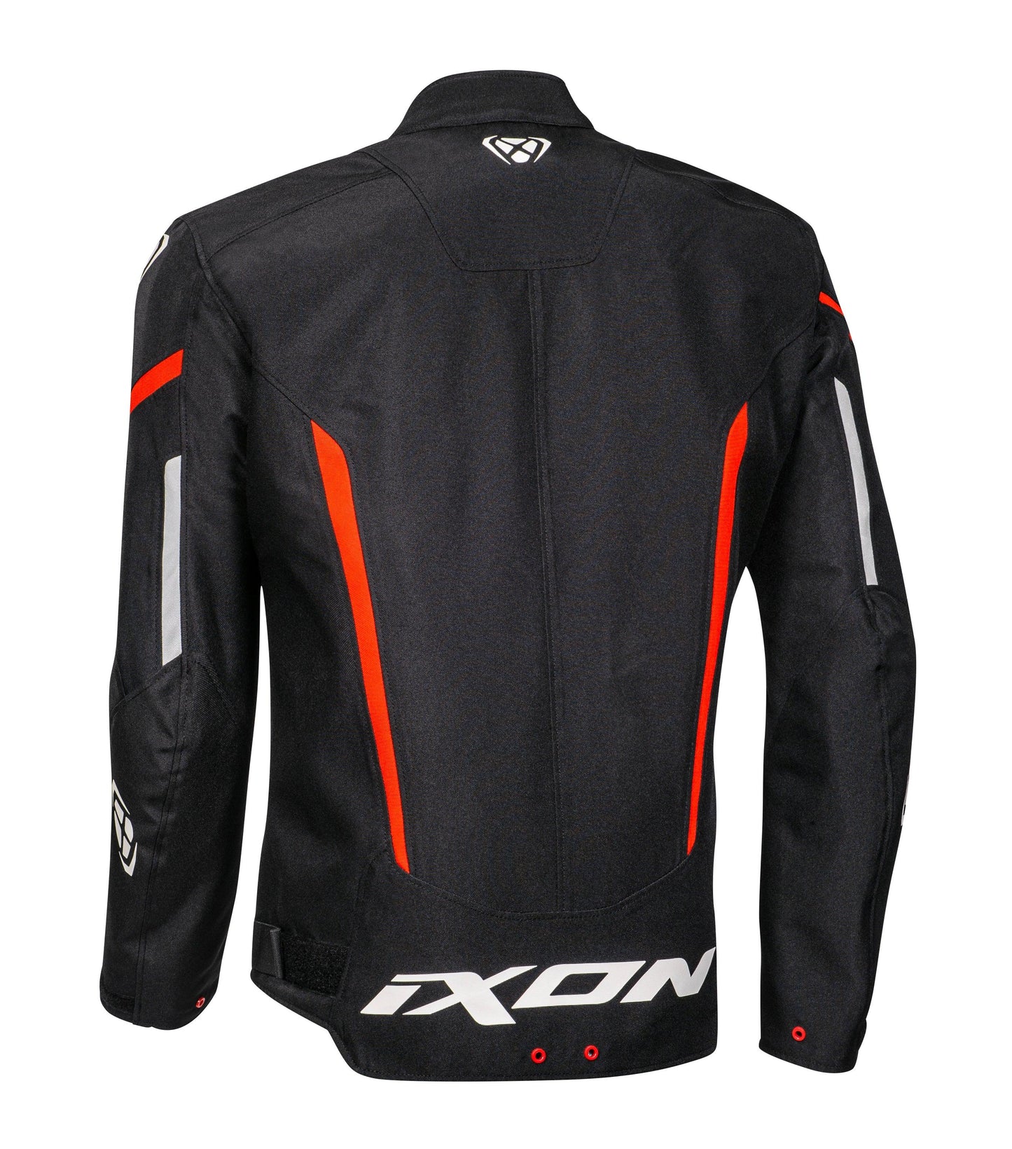 IXON STRIKER JACKET - BLACK/WHITE/RED CASSONS PTY LTD sold by Cully's Yamaha