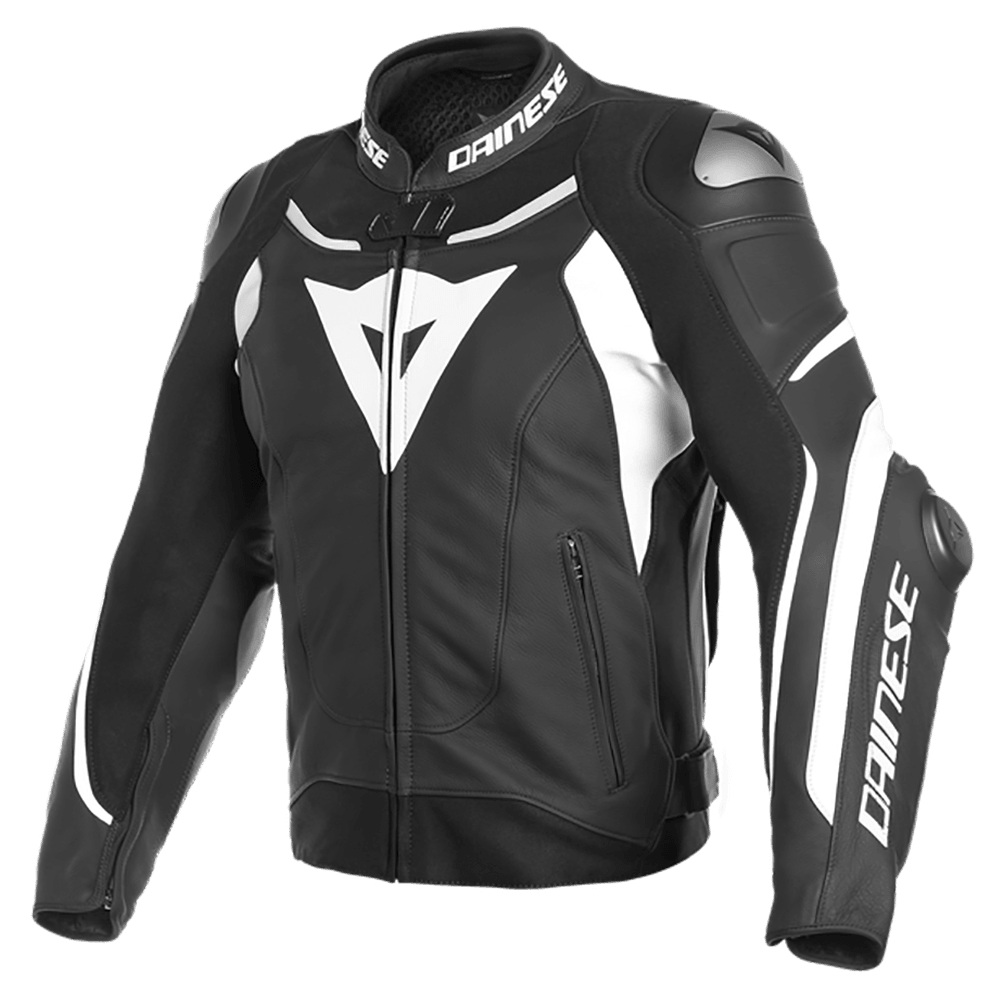 DAINESE SUPER SPEED 3 JACKET - BLACK/WHITE MCLEOD ACCESSORIES (P) sold by Cully's Yamaha