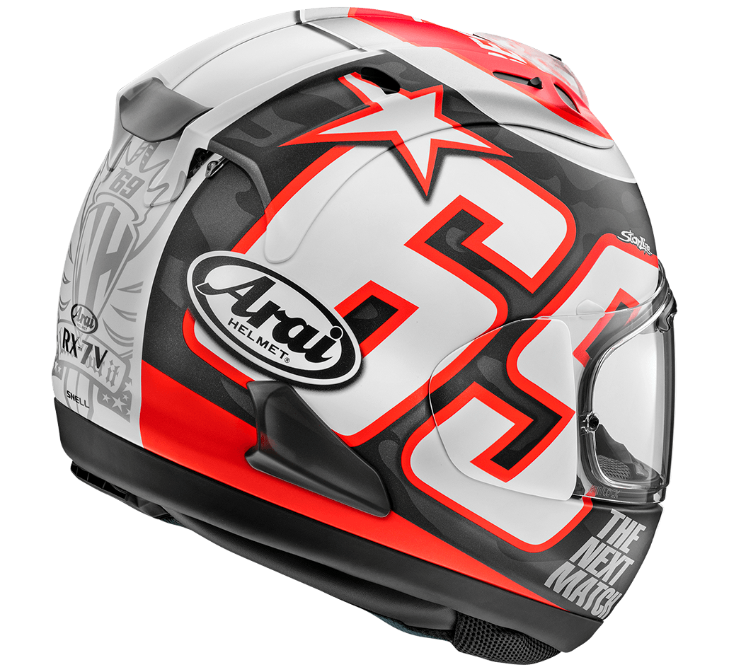 ARAI RX-7V EVO HELMET - NICKY RESET CASSONS PTY LTD sold by Cully's Yamaha