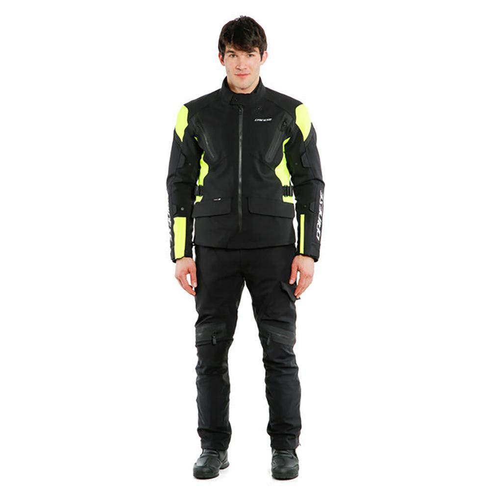 DAINESE TONALE D-DRY® JACKET - BLACK/FLUO YELLOW MCLEOD ACCESSORIES (P) sold by Cully's Yamaha