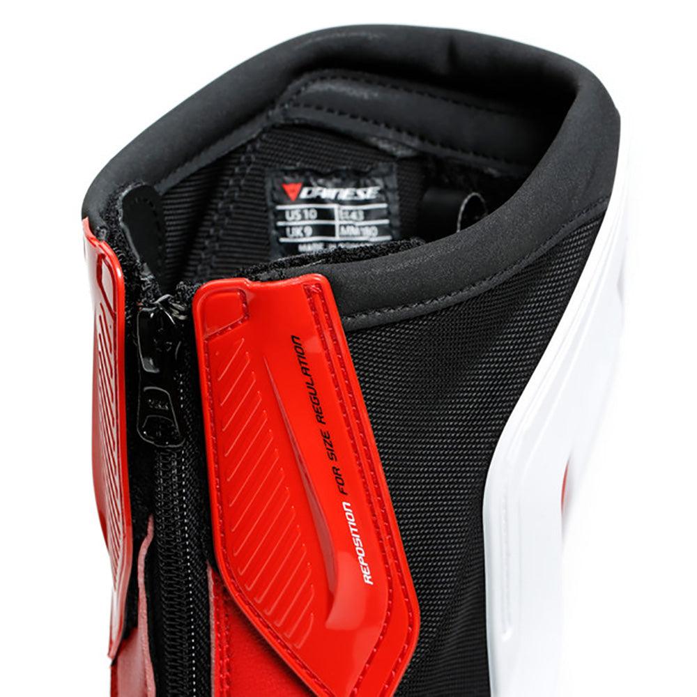 DAINESE TORQUE 3 OUT BOOTS - BLACK/WHITE/LAVA RED MCLEOD ACCESSORIES (P) sold by Cully's Yamaha