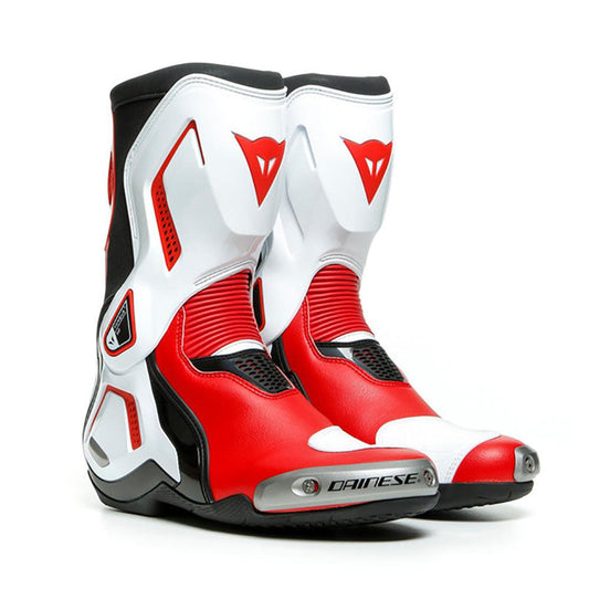 DAINESE TORQUE 3 OUT BOOTS - BLACK/WHITE/LAVA RED MCLEOD ACCESSORIES (P) sold by Cully's Yamaha