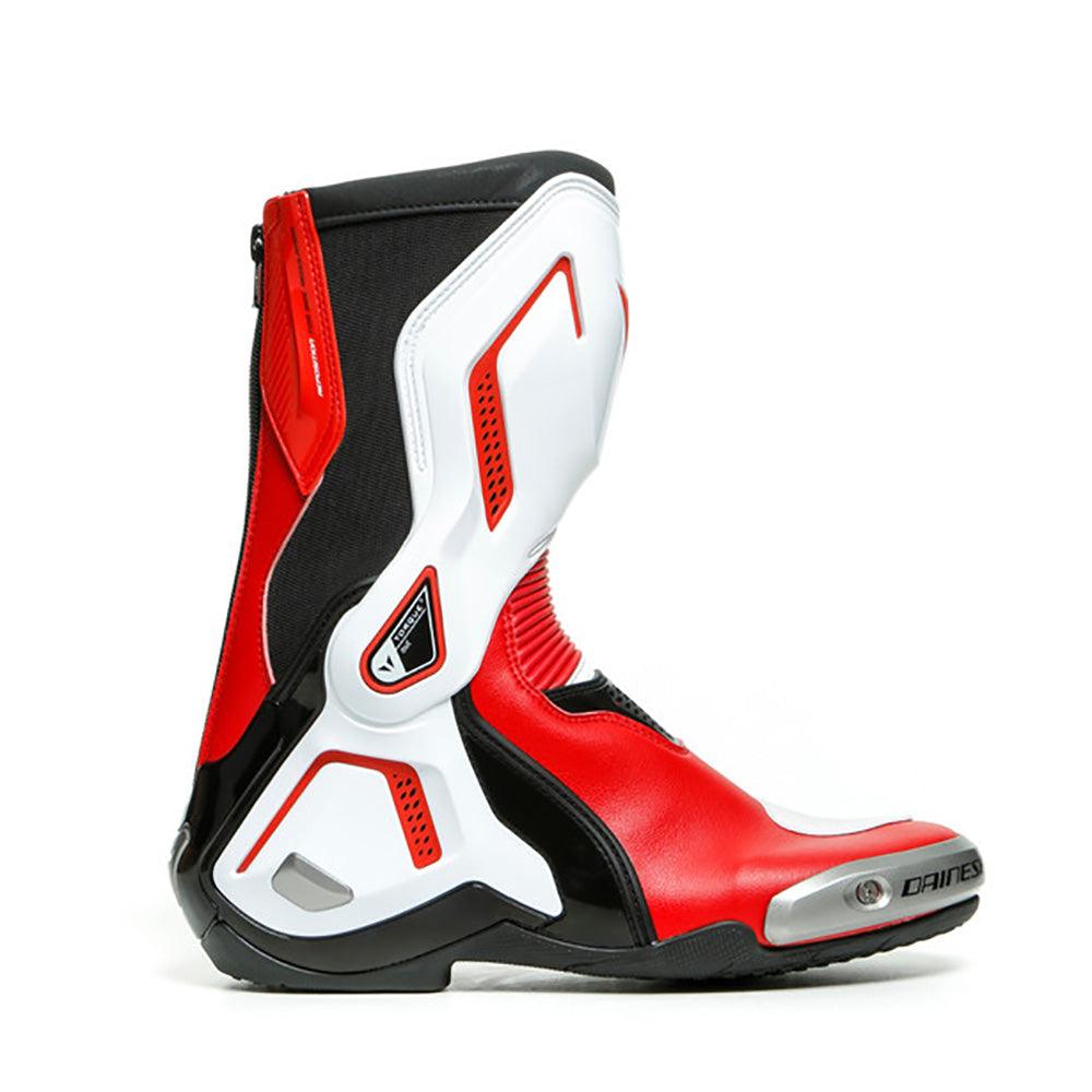 DAINESE TORQUE 3 OUT BOOTS - BLACK/WHITE/LAVA RED MCLEOD ACCESSORIES (P) sold by Cully's Yamaha