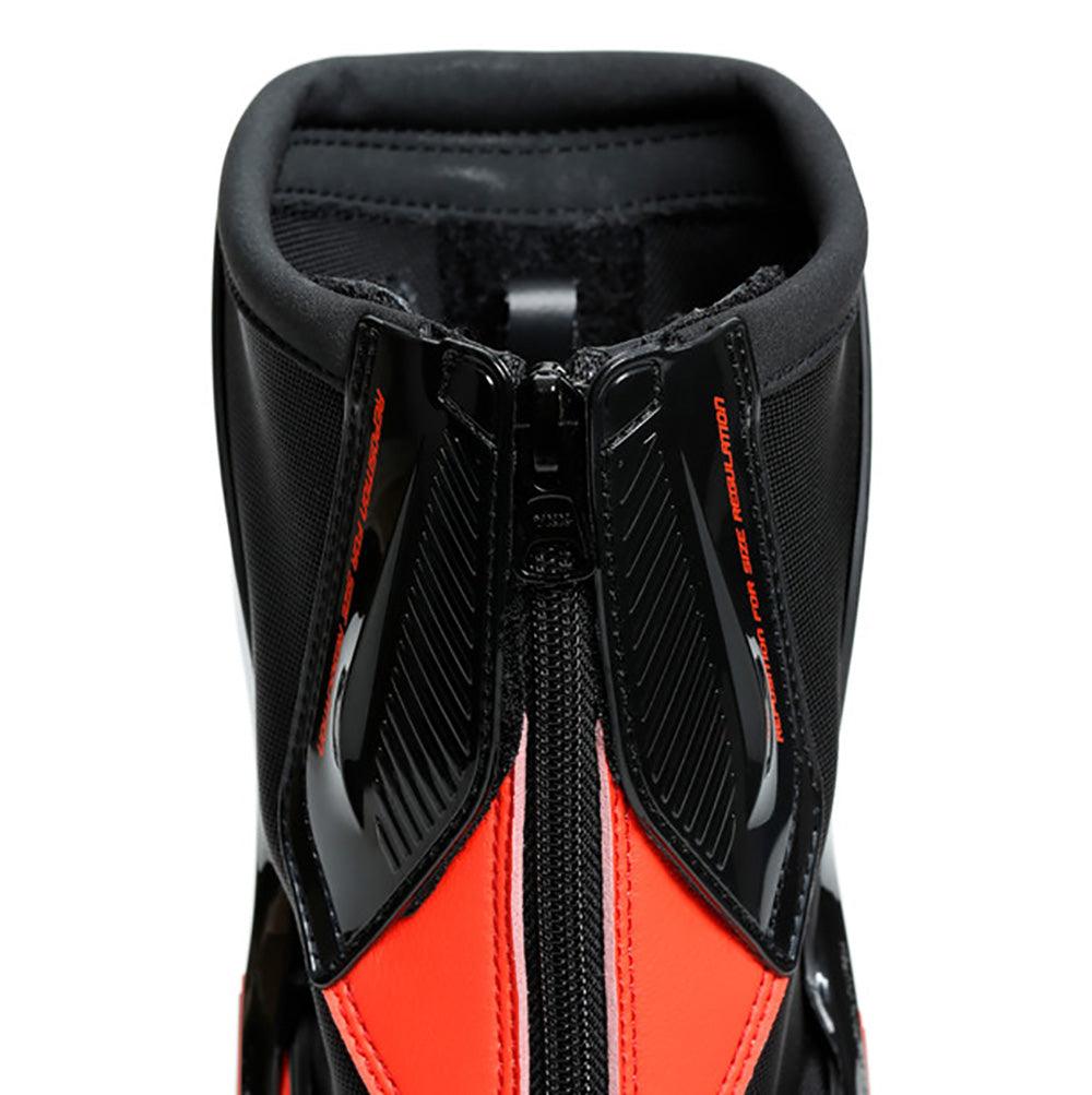 DAINESE TORQUE 3 OUT BOOTS - BLACK/FLUO RED MCLEOD ACCESSORIES (P) sold by Cully's Yamaha