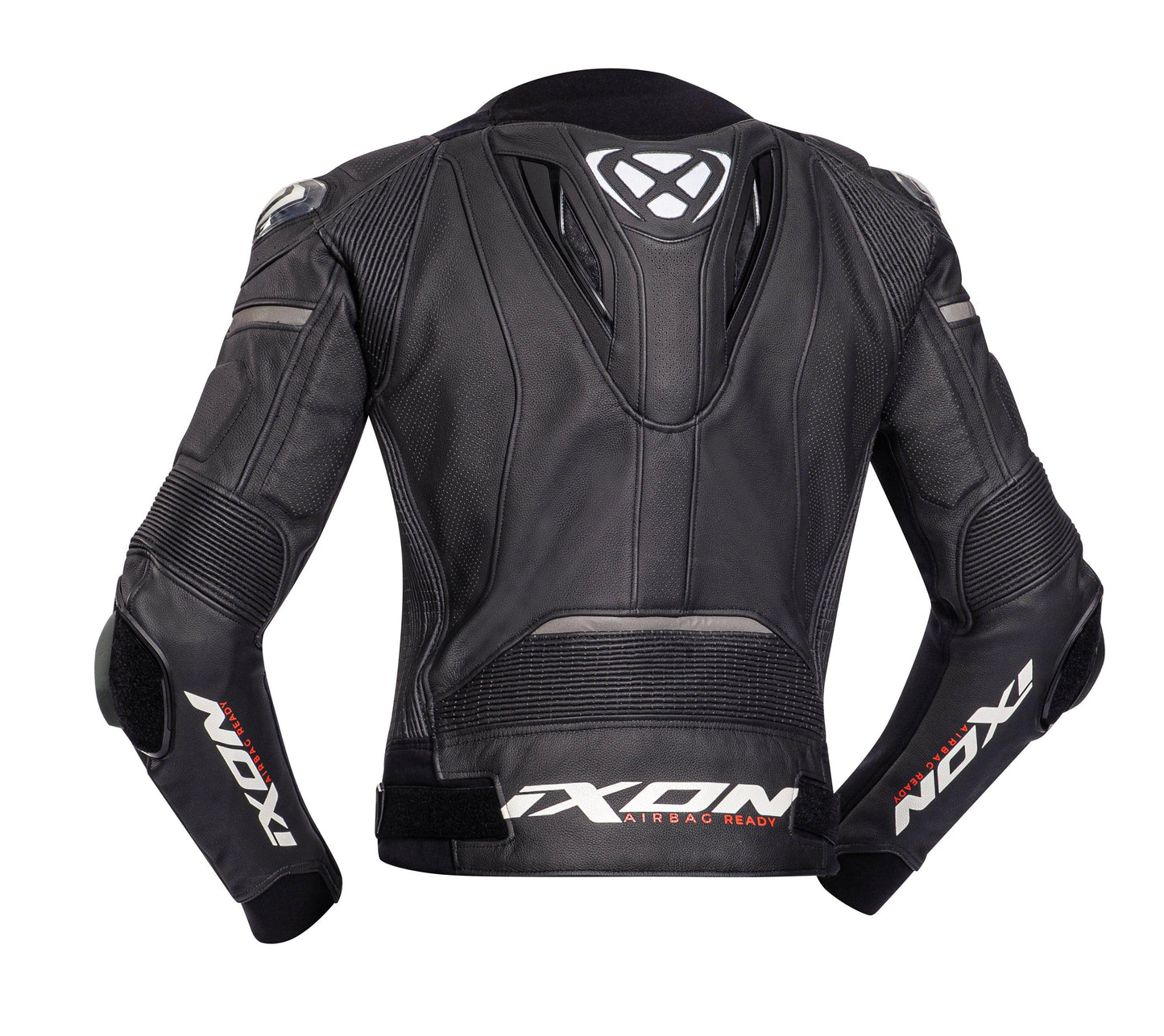 IXON VENDETTA EVO LEATHER JACKET - BLACK/WHITE CASSONS PTY LTD sold by Cully's Yamaha