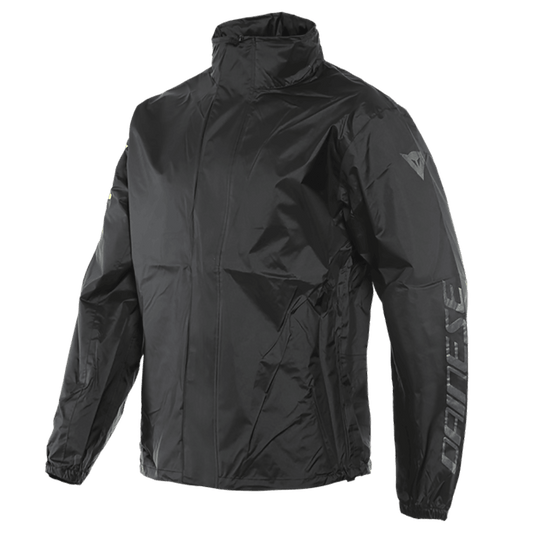 DAINESE VR46 RAIN JACKET - BLACK/FLUO YELLOW MCLEOD ACCESSORIES (P) sold by Cully's Yamaha