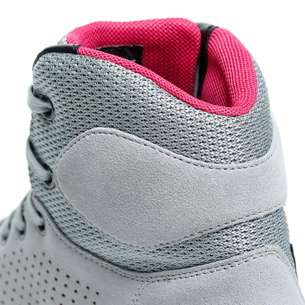 DAINESE YORK AIR LADY BOOTS - LIGHT GREY/CORAL MCLEOD ACCESSORIES (P) sold by Cully's Yamaha