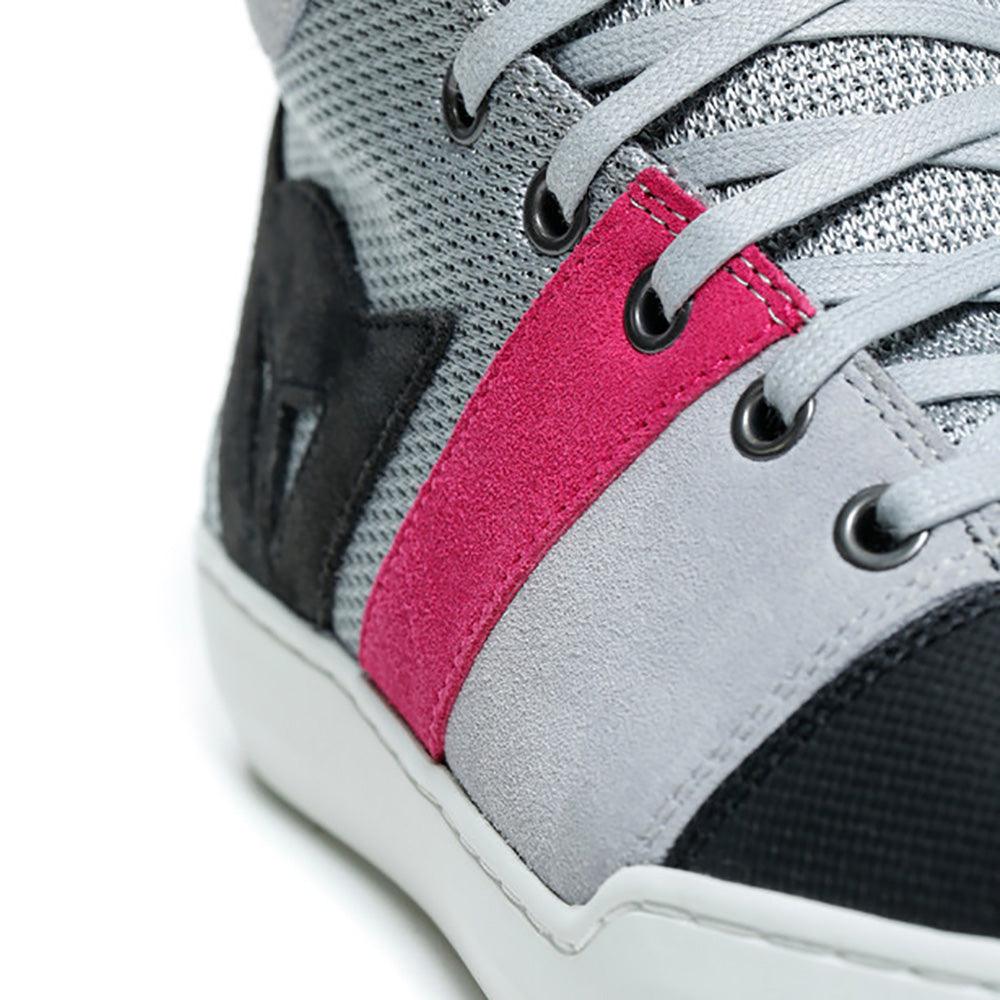 DAINESE YORK AIR LADY BOOTS - LIGHT GREY/CORAL MCLEOD ACCESSORIES (P) sold by Cully's Yamaha