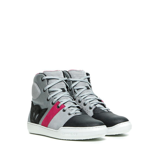 DAINESE YORK AIR LADY BOOTS - LIGHT GREY/CORAL MCLEOD ACCESSORIES (P) sold by Cully's Yamaha