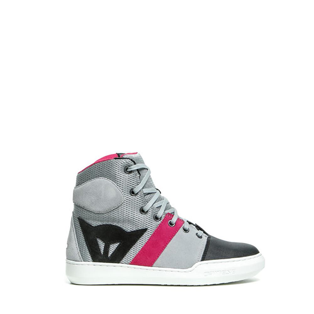 DAINESE YORK AIR LADY BOOTS - LIGHT GREY/CORAL MCLEOD ACCESSORIES (P) sold by Cully's Yamaha