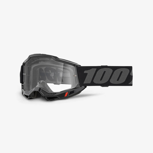 100% ACCURI 2 Black Goggles - Clear Lens
