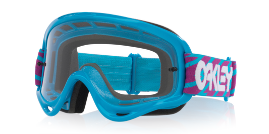 Oakley O Frame MX Goggles - Blue Bolts (Clear) view 1