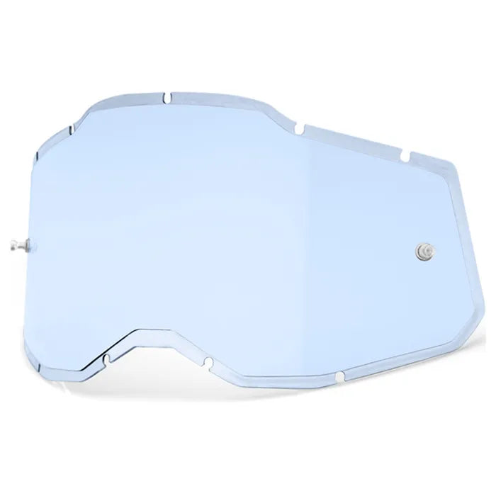 100% Racecraft 2, Accuri 2 & Strata 2 Injected Lens - Blue