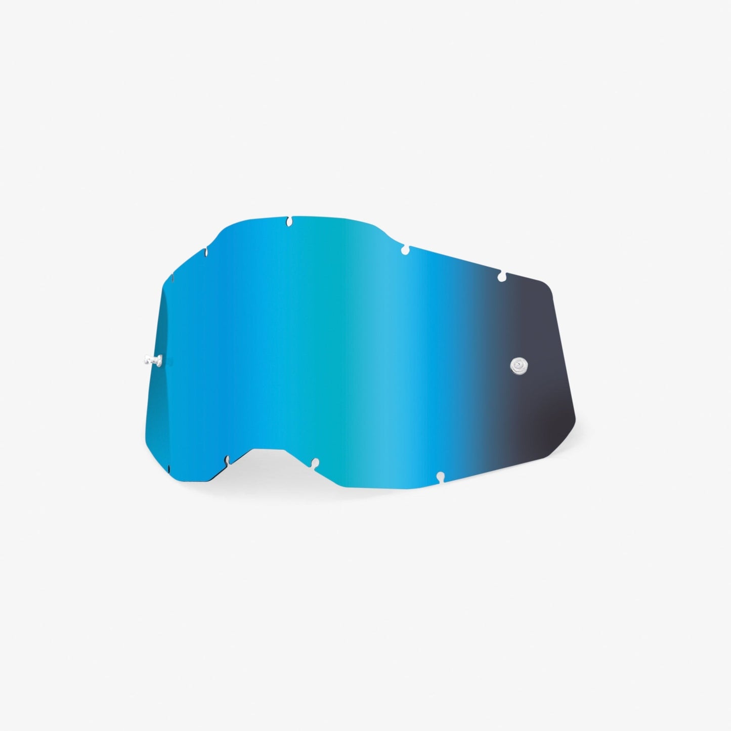 100% Racecraft 2, Accuri 2 & Strata 2 Mirror Lens - Blue