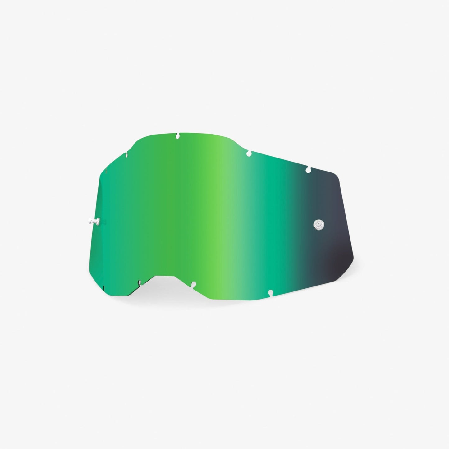 100% Racecraft 2, Accuri 2 & Strata 2 Mirror Lens - Green