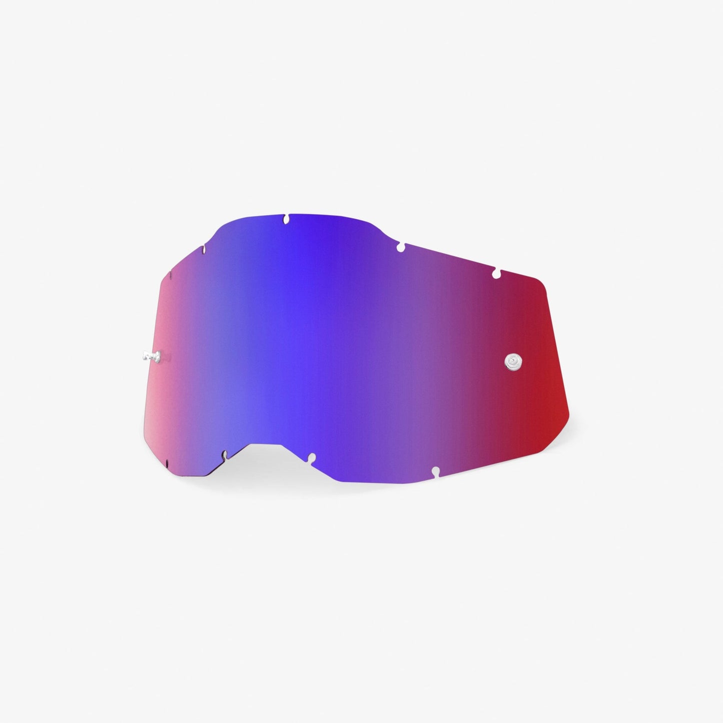 100% Racecraft 2, Accuri 2 & Strata 2 Mirror Lens - RedBlue