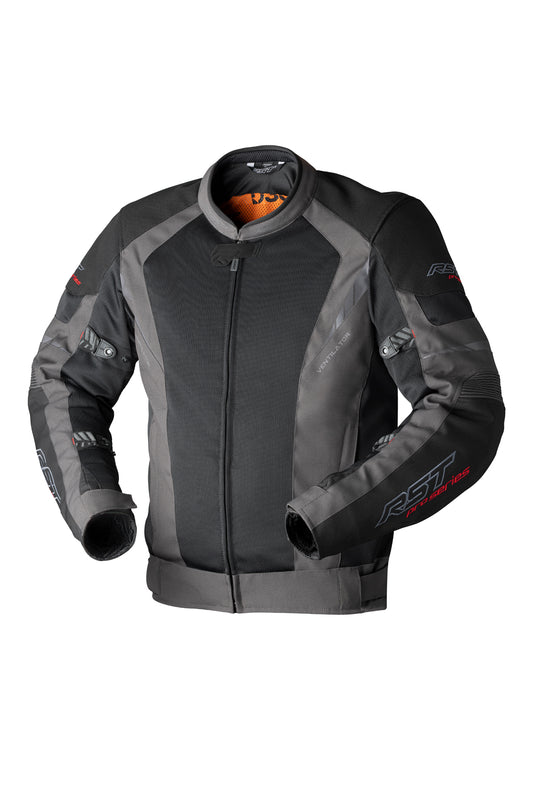 RST Pro Series Ventilator D3O CE Textile Jacket - Black / Grey