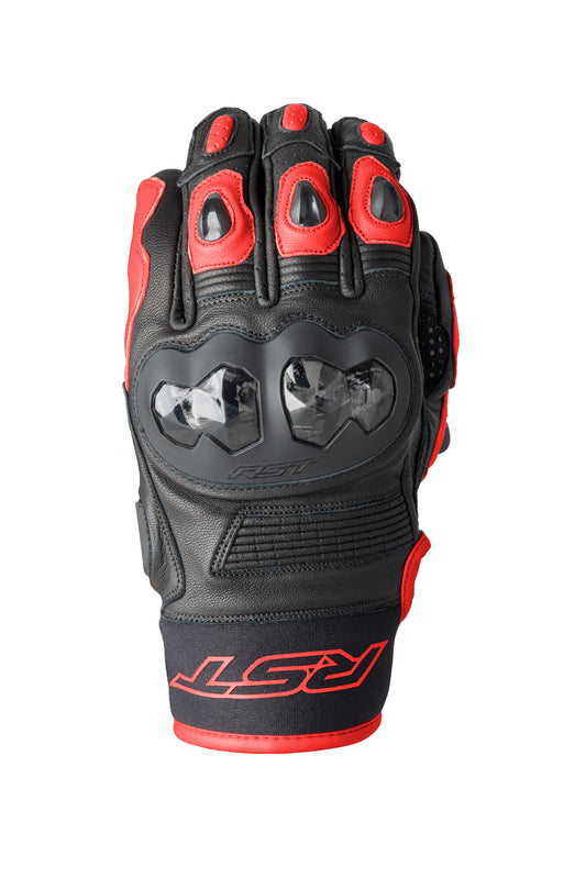 RST Freestyle D3O CE Gloves - Black / Red