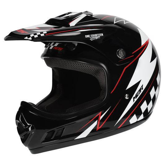 M2R MX2 JR Youth Helmet - Lightning PC-1