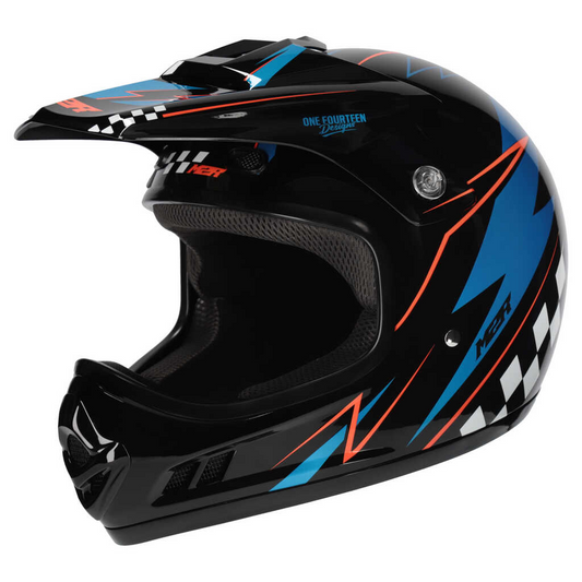 M2R MX2 JR YOUTH HELMET - LIGHTNING PC-8