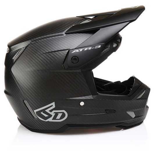 6D ATR-3 HELMET - MATTE BLACK CARBON